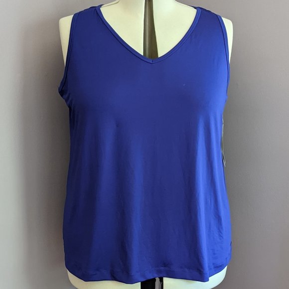 Reebok Tops - Lane Bryant/Reebok royal blue play dry active tank